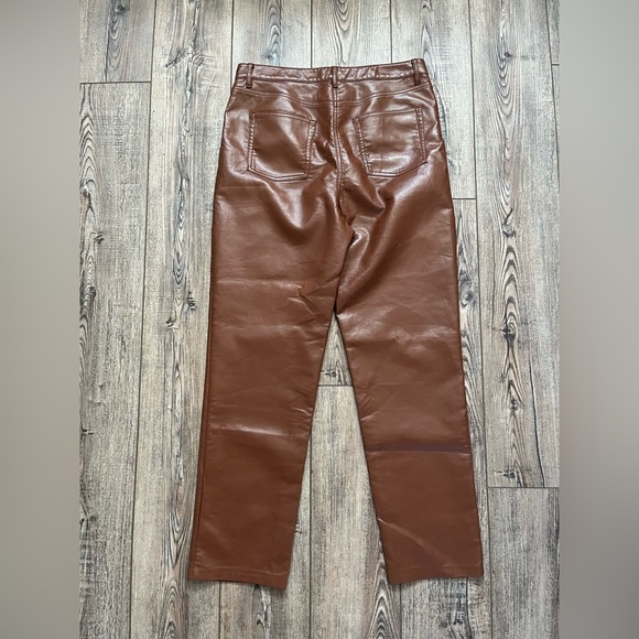 Wilfred Melina Pant – Size 14 | Cognac Vegan Leather | Aritzia Best Seller - Picture 3 of 8